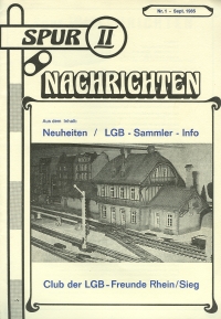 Ausgabe Nr. 1 vom September 1985 der Spur II Nachrichten