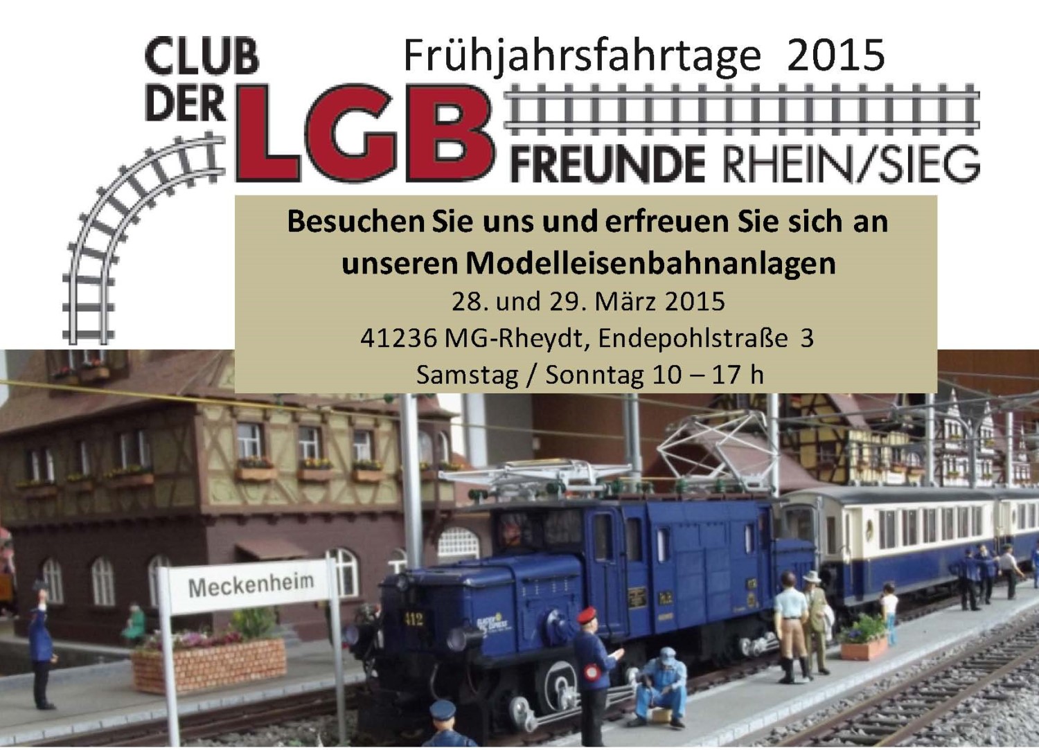 mit diesem Flyer haben wir seit 05. Dezember 2014 unsere Frhjahrsfahrtage am 28. und 29. Mrz 2015 beworben.
