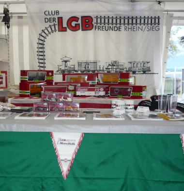 wir waren mit einem eigenen Stand vor Ort