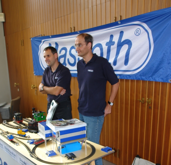 Verkaufsstand Modellbahn-Atelier-Renken von und mit A. Meyer.