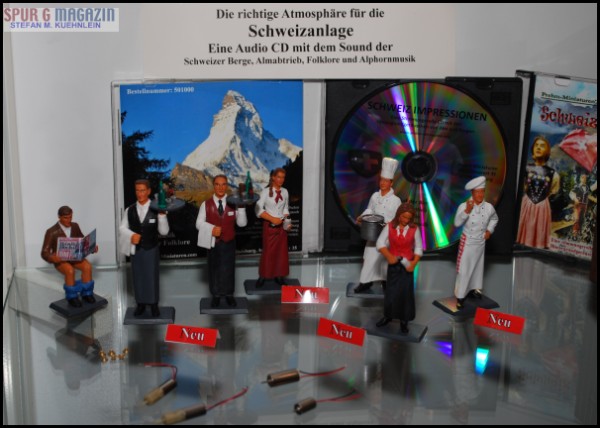 PREHM-MINIATUREN: Neben beweglichen Figuren für verschiedene Szenen des Lebens ist auch die Serie von Servicekräften und Küche eine Neuheit 2010.